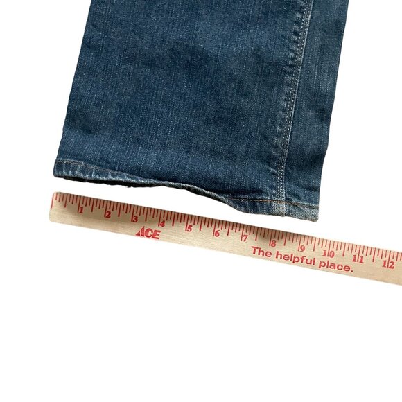 Indie Denim Embroidered Distressed Bootcut Jeans Women W29 Blue Western Countryg - Picture 12 of 16